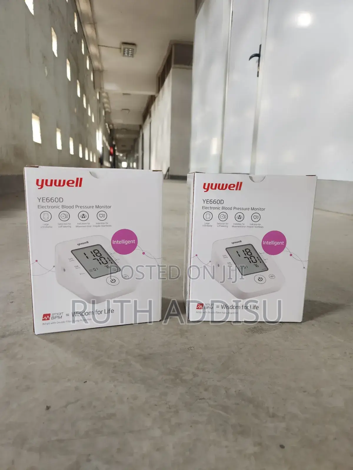 Yuwell Model Ye660d Blood Pressure Monitor老公brand New Bp Monitor New