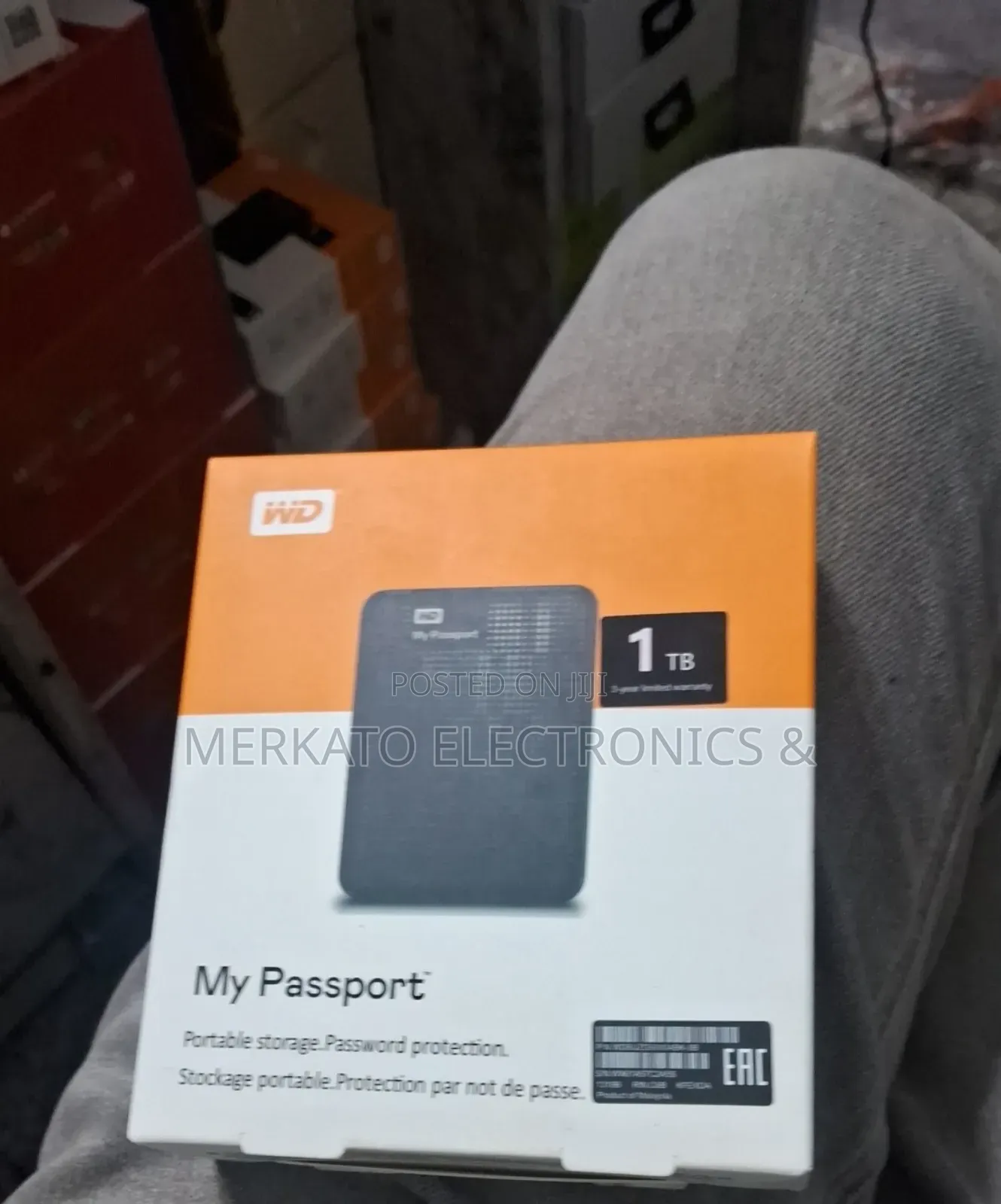 Wd 1 Tb Portable External Hard Disk | My Passport HDD