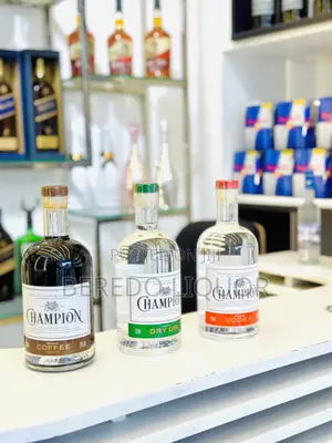 Champion Vodka Dry Gin and Coffee