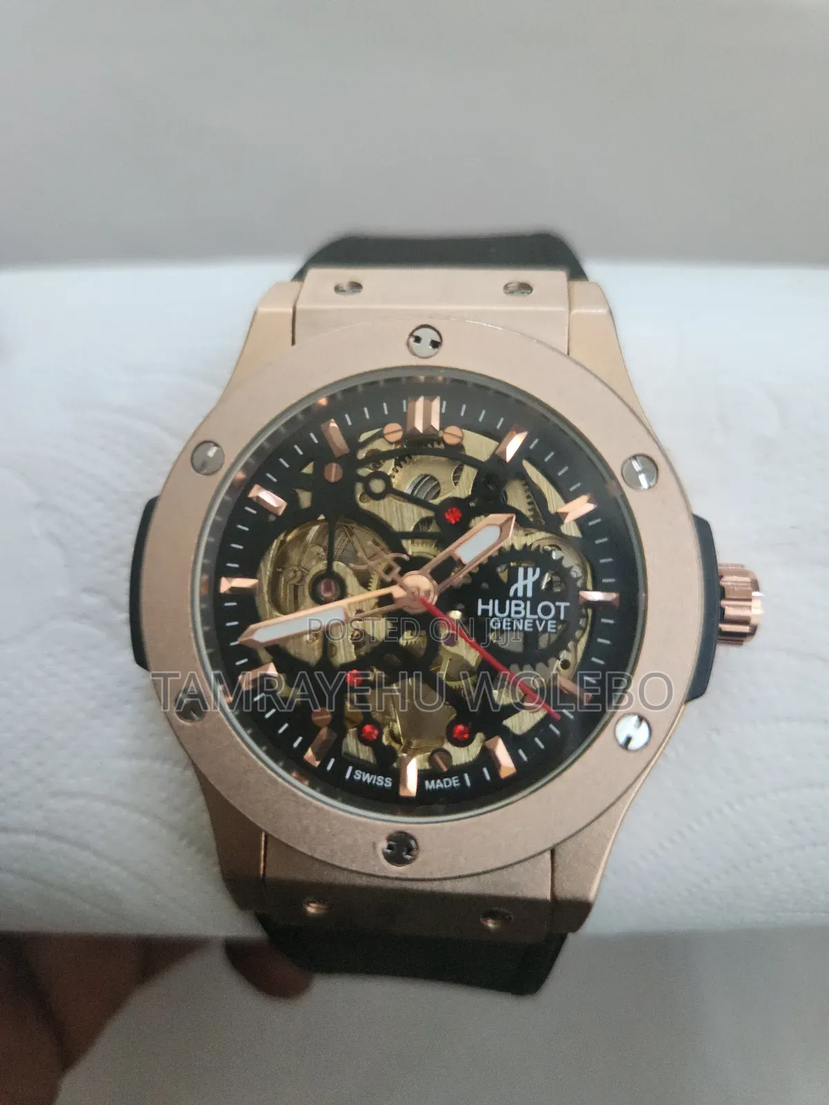 Hublot Geneve Skeleton Watch