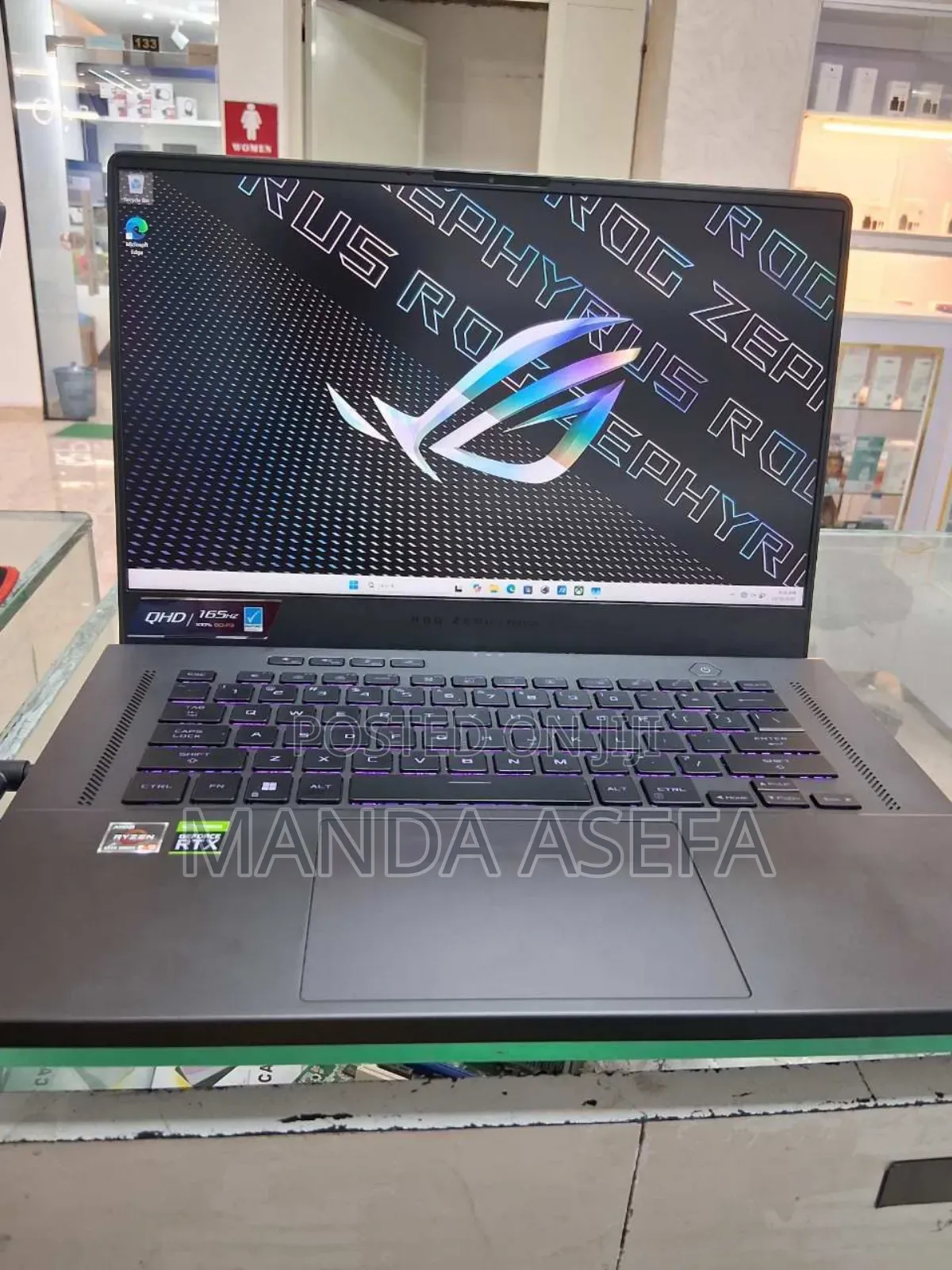 New Laptop Asus ROG Zephyrus G15 GA503QR 16GB AMD Ryzen 9 SSD 512GB