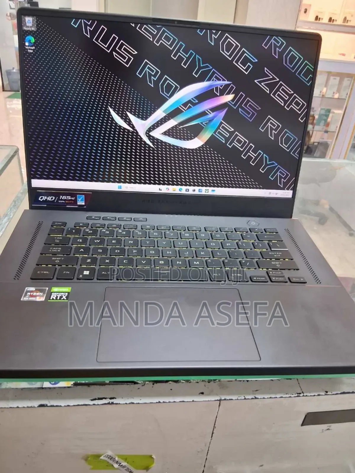 New Laptop Asus ROG Zephyrus G15 GA503QR 16GB AMD Ryzen 9 SSD 512GB
