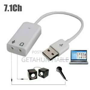 Usb Virtual 7.1 Channel Audio Sound Card Adapter