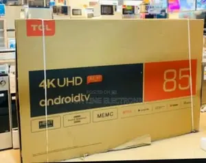 ○●Tcl 85" Android Uhd Tv New Model Free Delivery