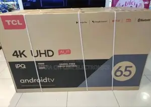 ♧◇Tcl 65" Ipq Android Tv 10year Warranty Free Delivery