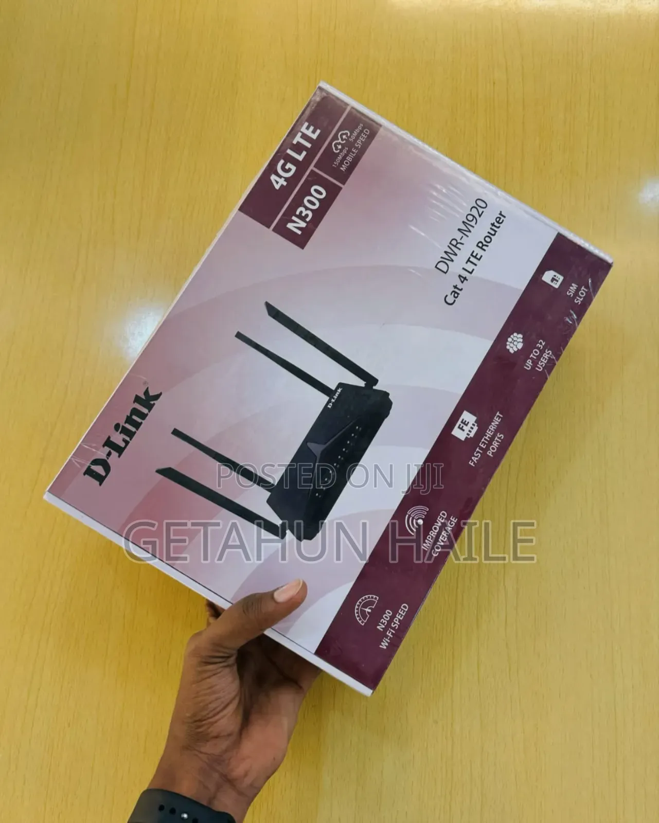 D-Link 4g Lte With 4 Antenna