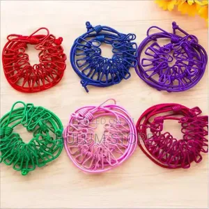  Portable Drying Rack Clips Cloth Hanger