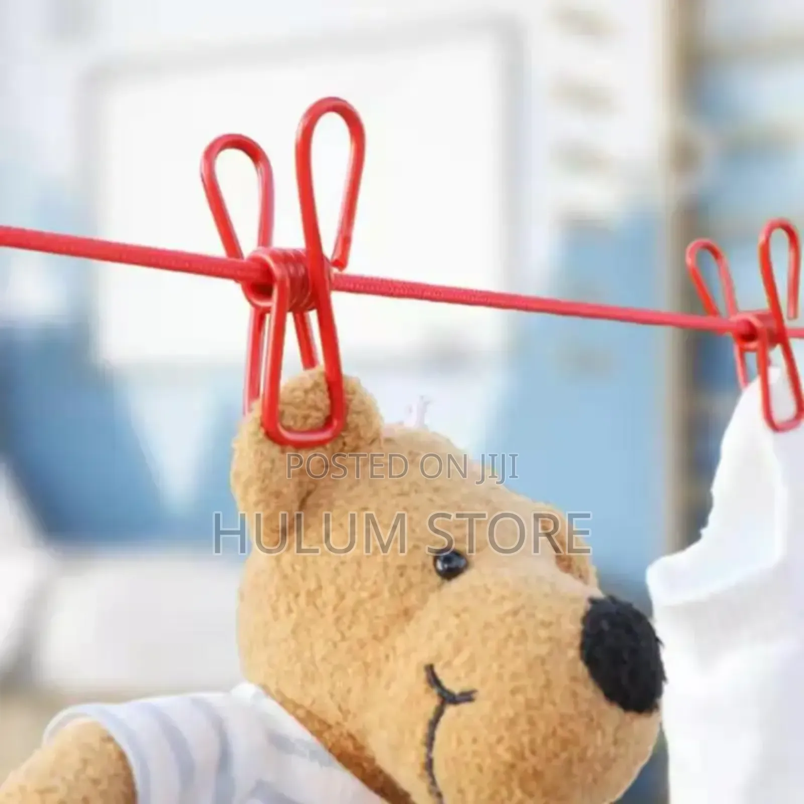  Portable Drying Rack Clips Cloth Hanger