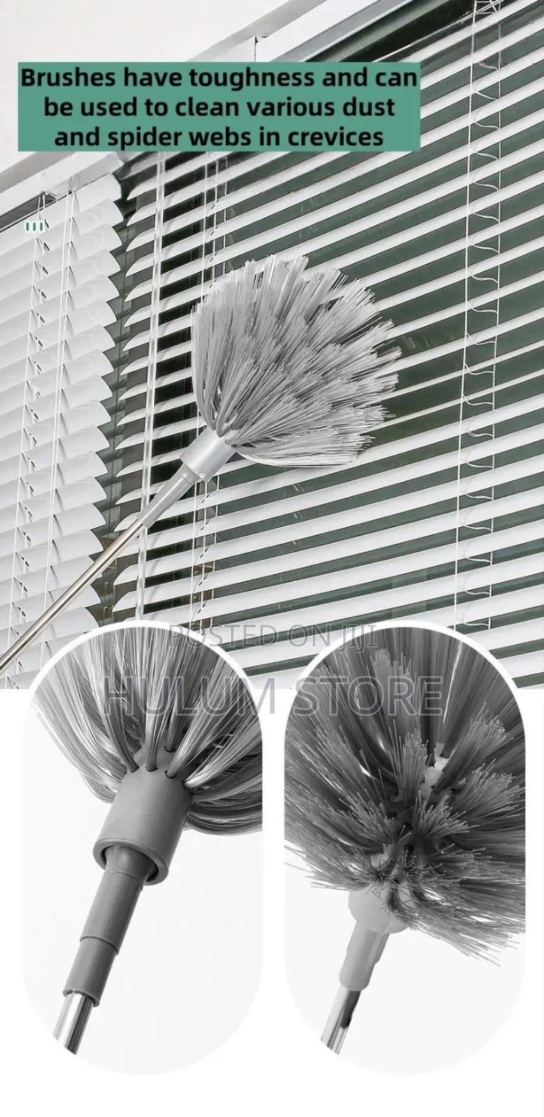 Microfiber Duster With Telescopic Extension Pole