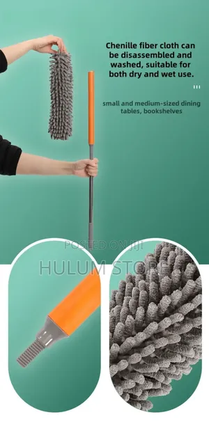 Microfiber Duster With Telescopic Extension Pole