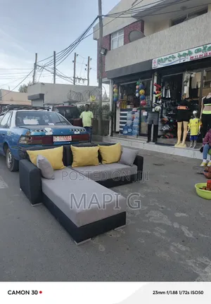 Photo - Yellow Pillows One Sofa