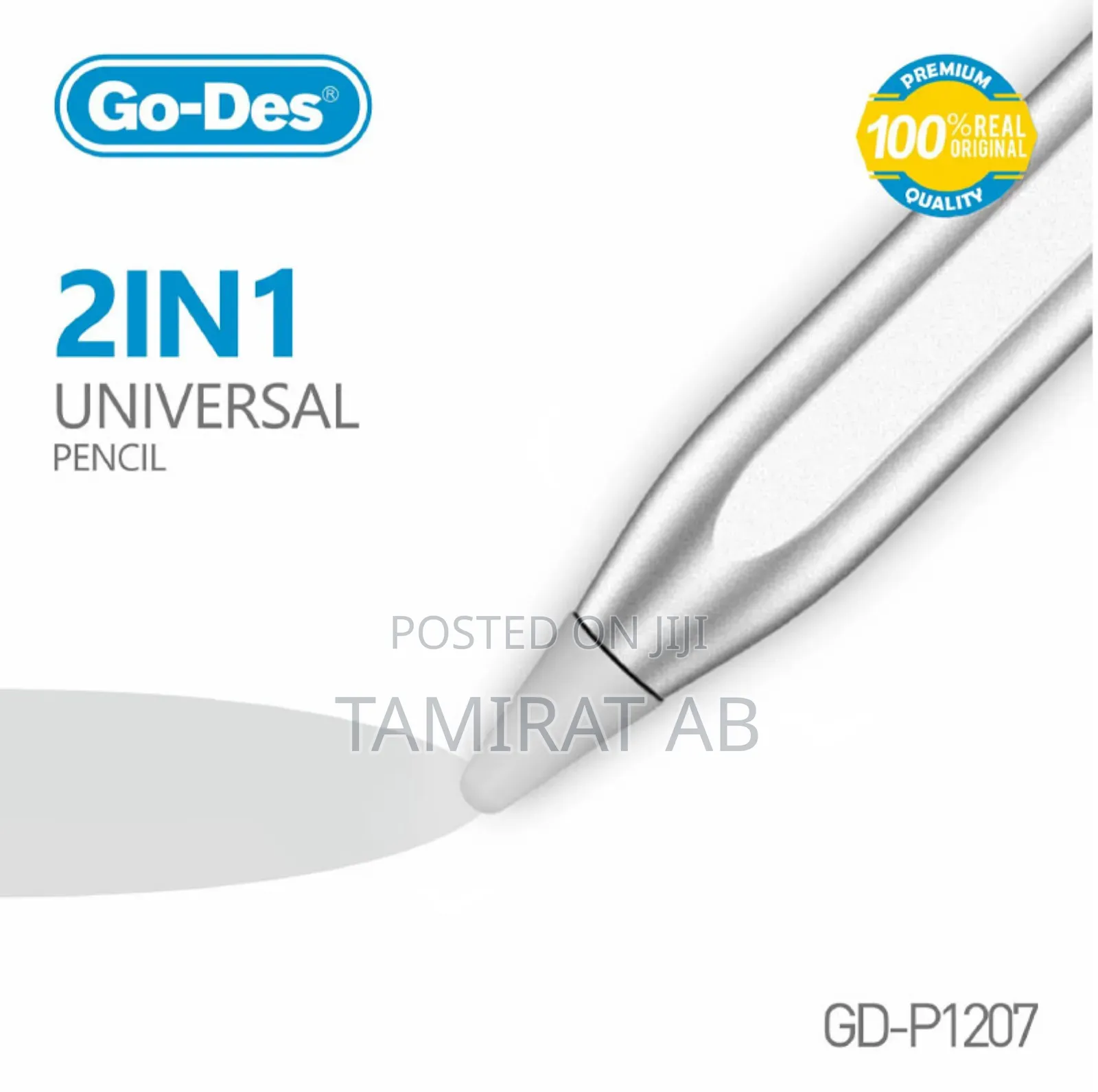 Go Des Gd-P1207 2 in 1 Universal Capacitive Touch Pen