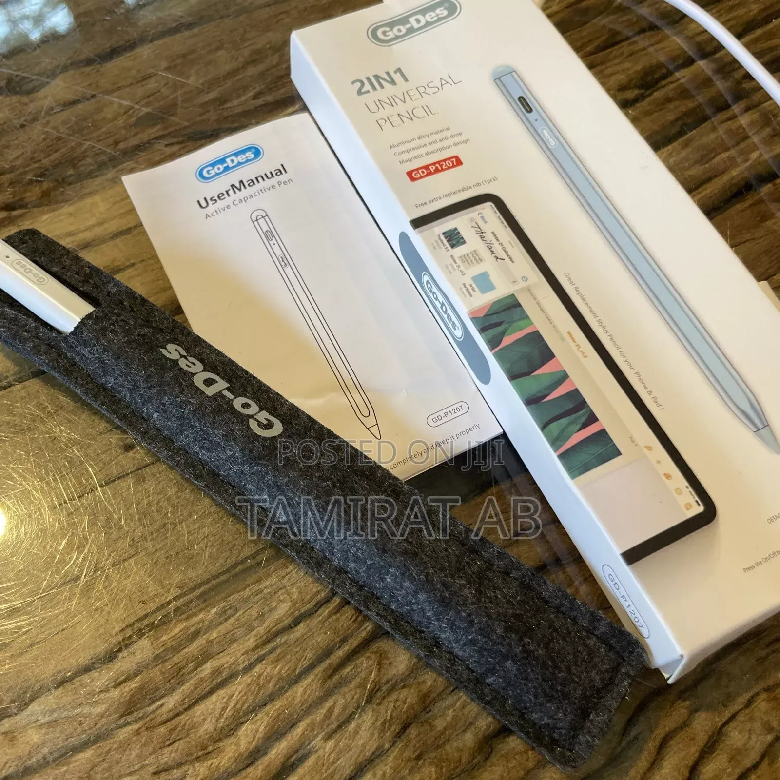 Go Des Gd-P1207 2 in 1 Universal Capacitive Touch Pen