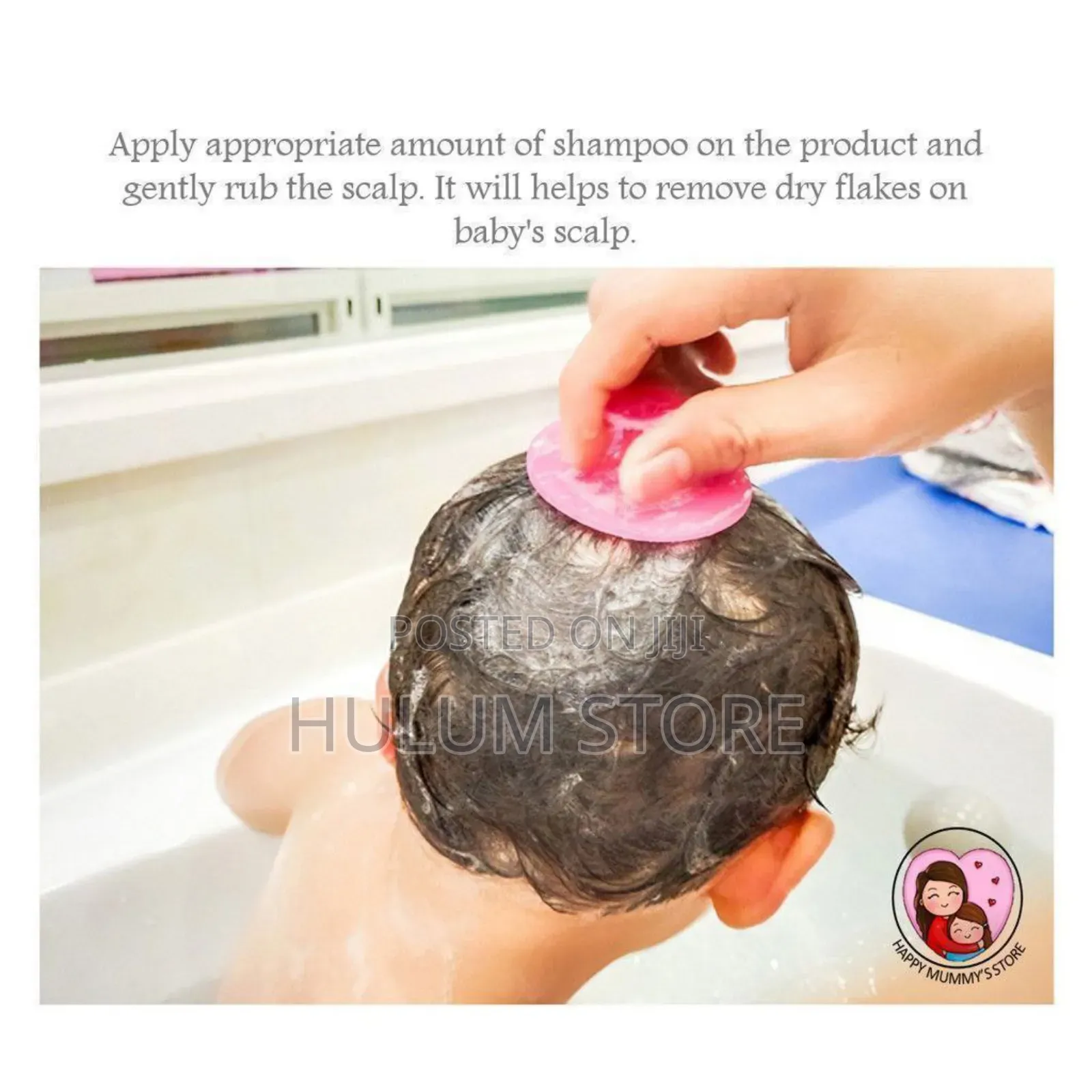 Baby Bath Silicone Cradle Cap Brush