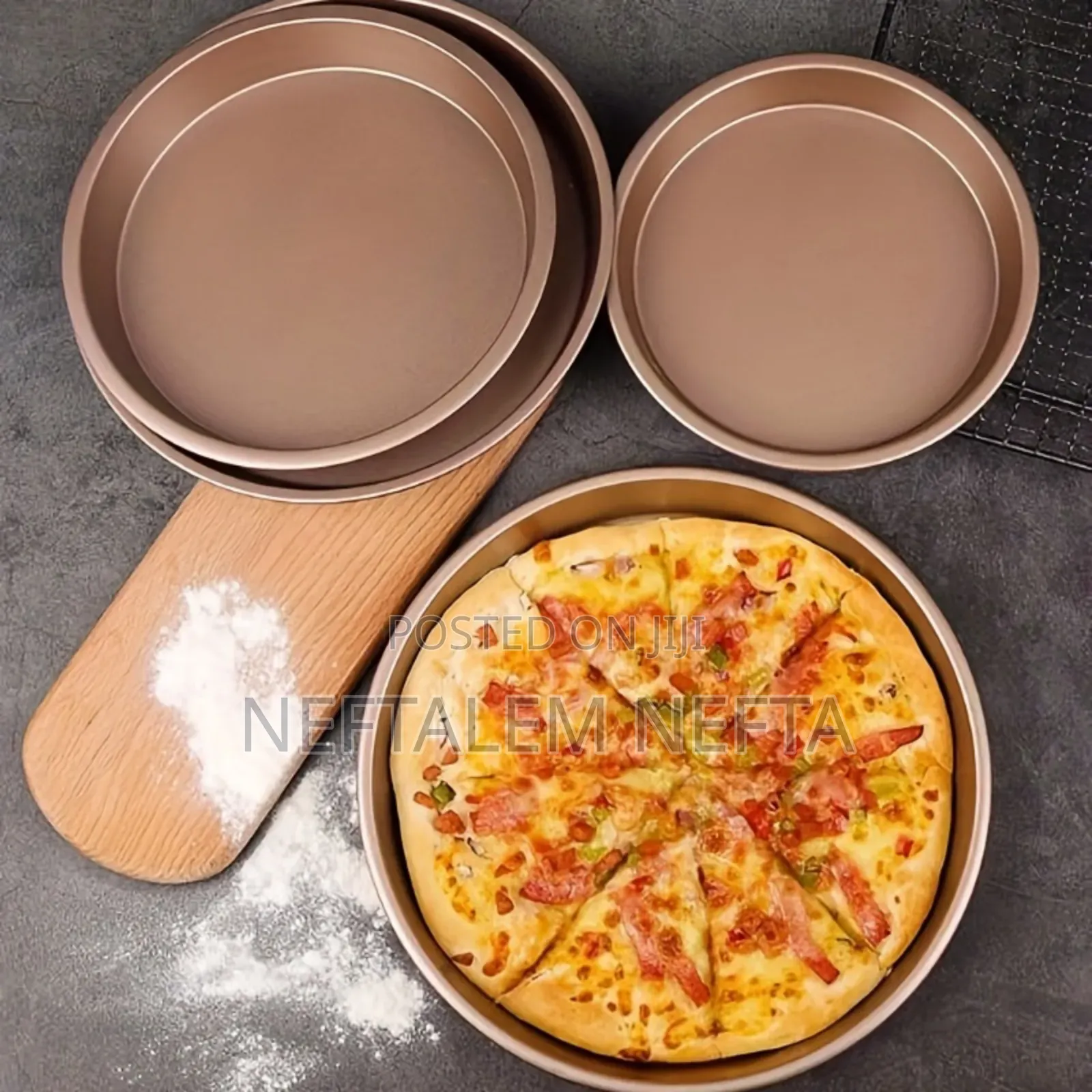 3 PCS Hotchef Granite Non - Stick Oven Tray