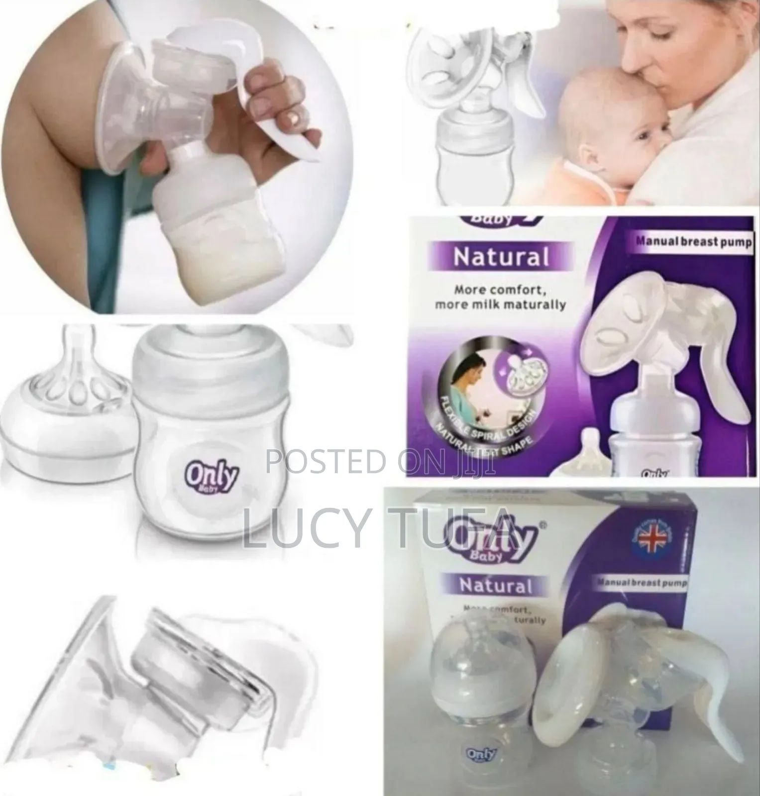 Only Baby Manual Breast Pump የእናት ጡት መሳቢያ