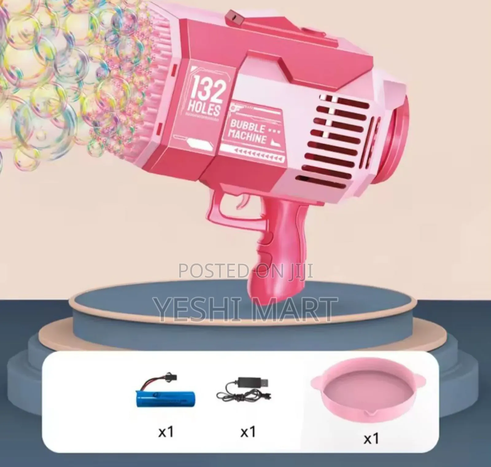 Kids Electric Bubble Blower Toy, Handheld Water Bubble Blowin