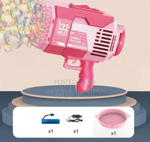 Photo - Kids Electric Bubble Blower Toy, Handheld Water Bubble Blowin