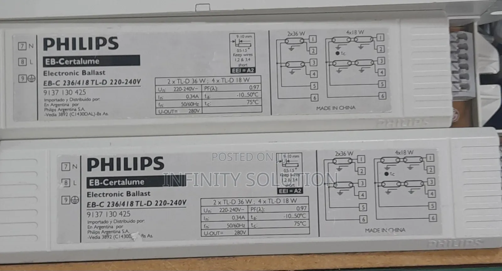 Electronic Ballast 18w 36w