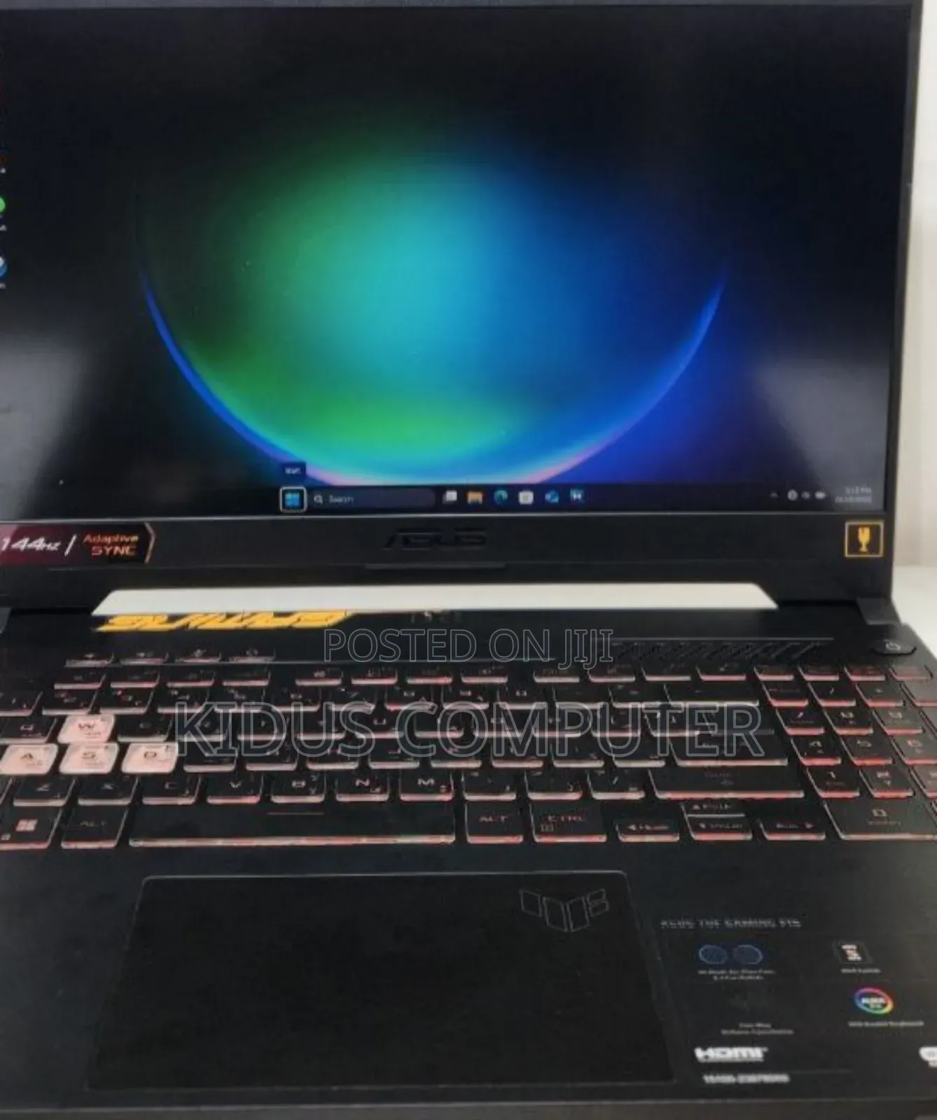 New Laptop Asus TUF Gaming A15 16GB Intel Core I7 SSD 512GB