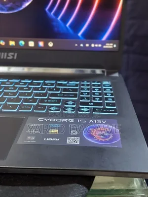 New Laptop MSI Cyborg 15 16GB Intel Core I7 SSD 512GB