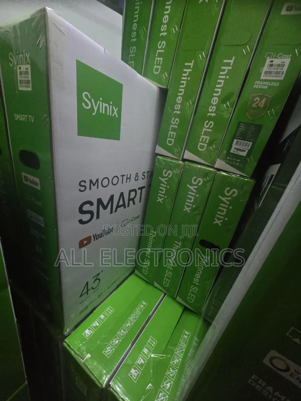 Syinix 43"Inch Frameless Tv Syinix