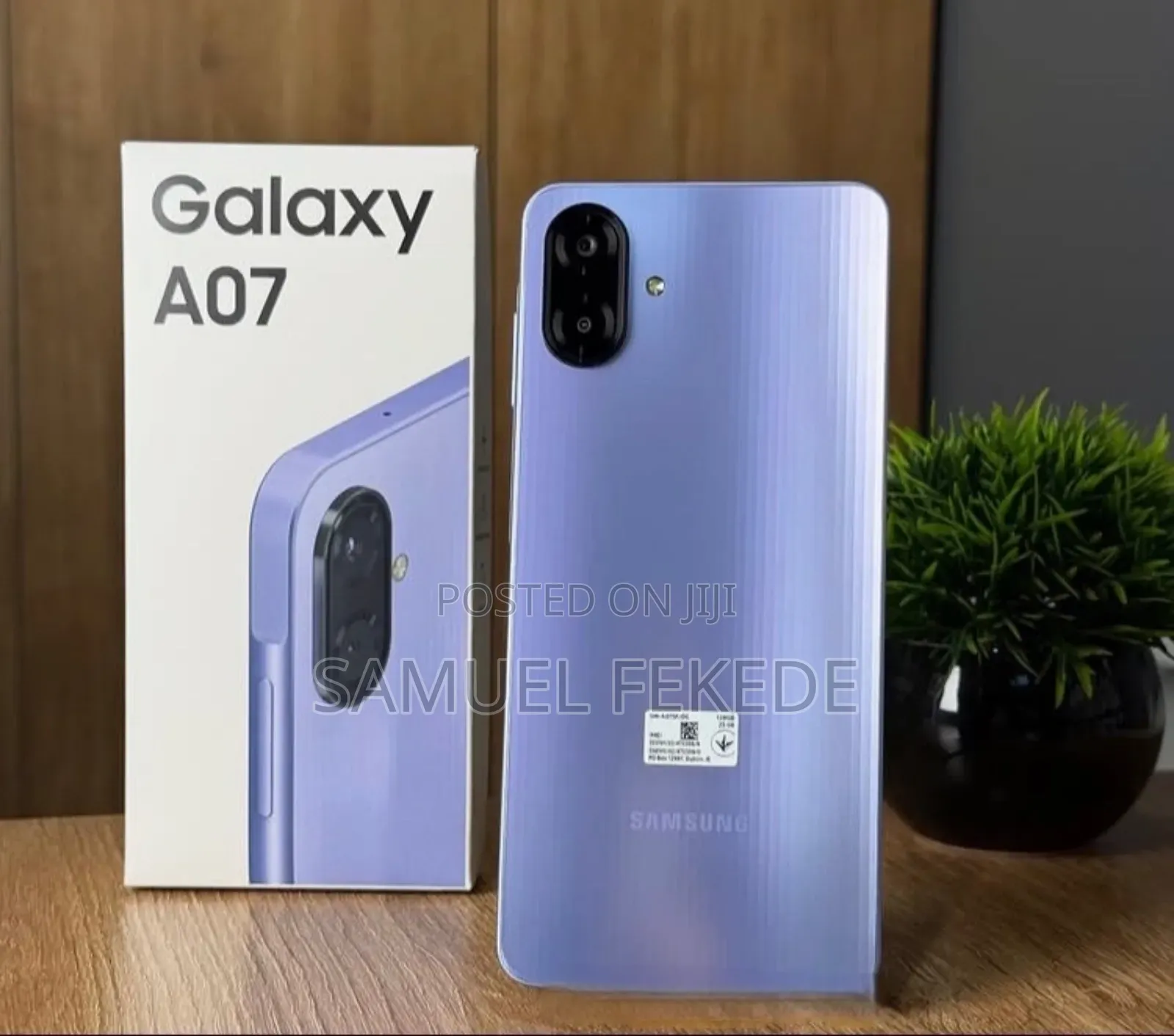 New Samsung Galaxy A07 4G 64 GB Black