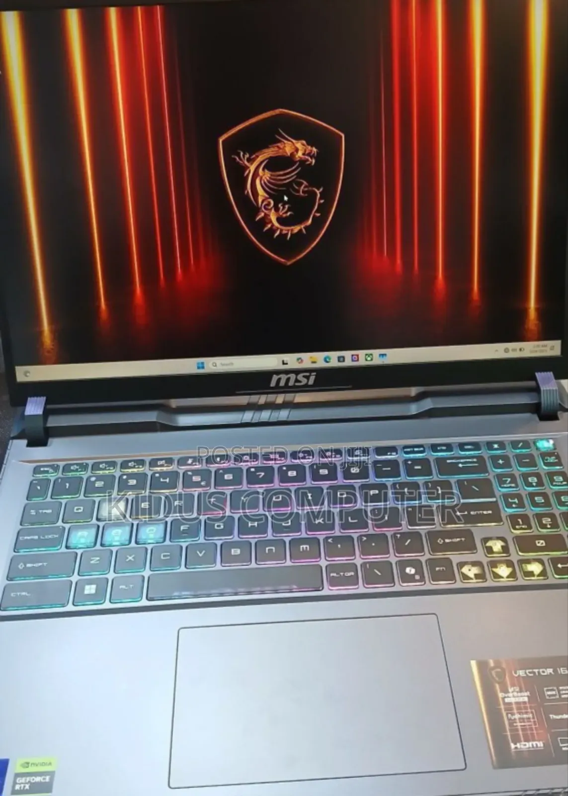 New Laptop MSI GF63 16GB Intel Core Ultra 7 SSD 1T