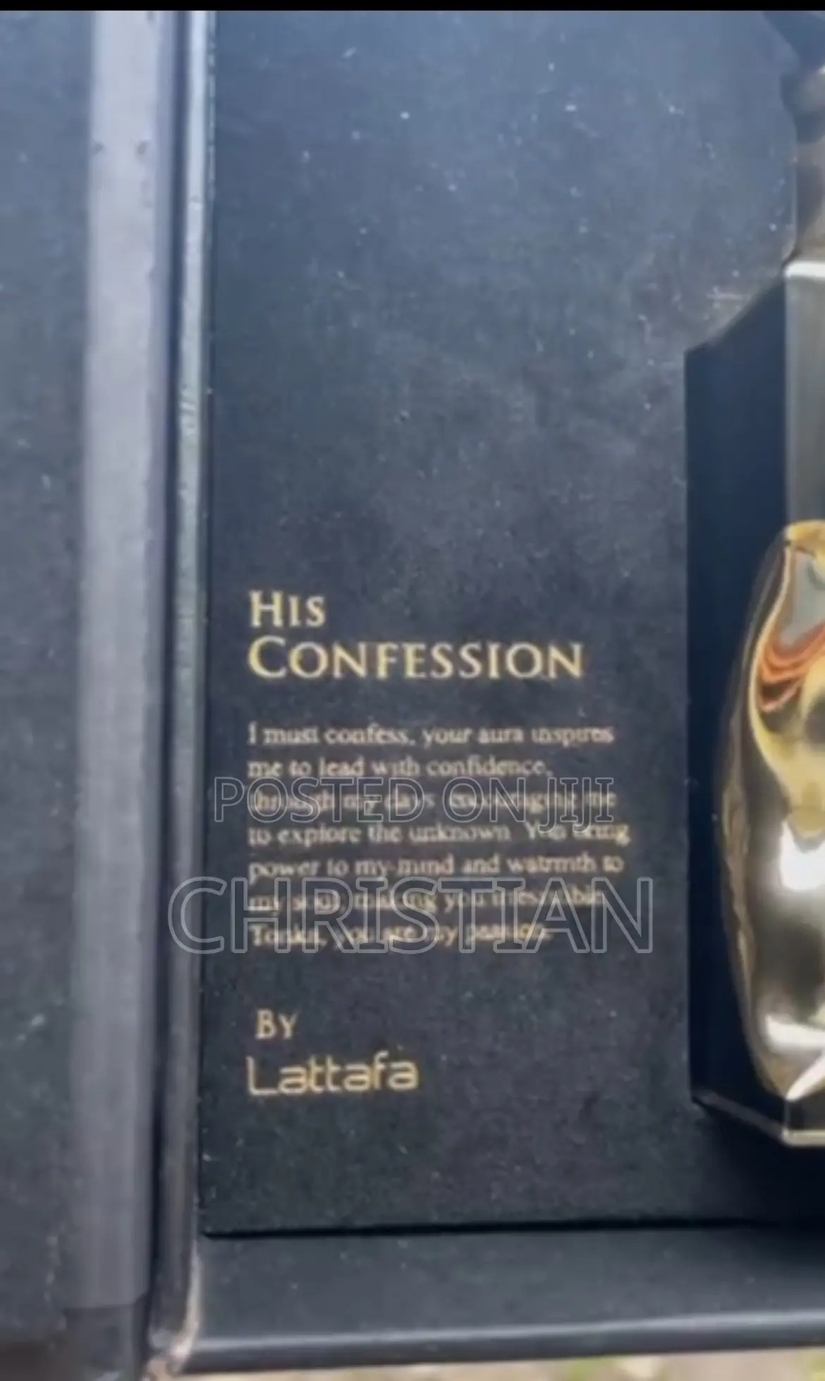 His Confession by Lattafa Eau De Perfume for Men