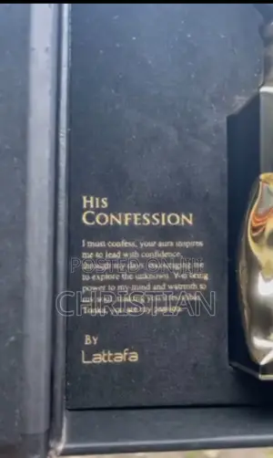 His Confession by Lattafa Eau De Perfume for Men