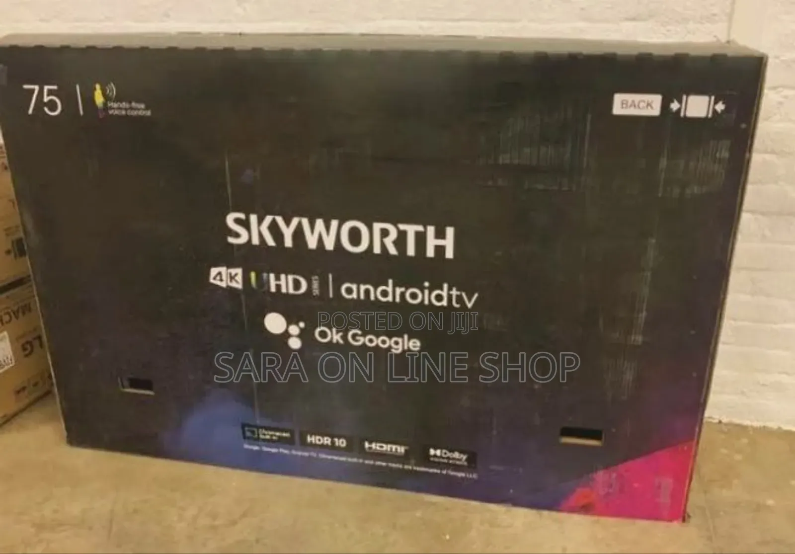 ♤♤Sky Worth 75" Uhd Android >>10year Warranty Free Delivery