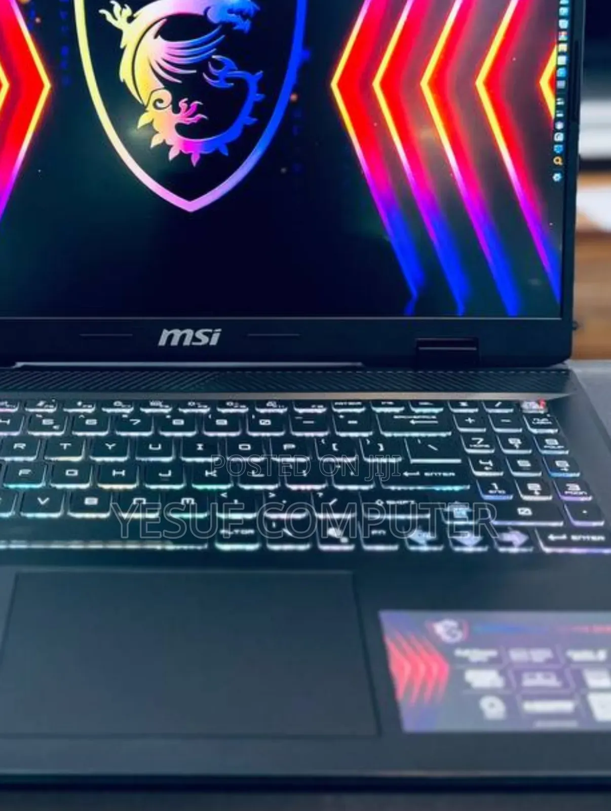 New Laptop MSI Crosshair 15 16GB Intel Core I7 SSD 1T