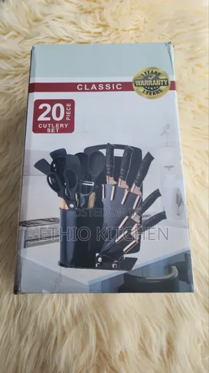 ቢለዋ ሴት | 20 Piece Cutlery Set