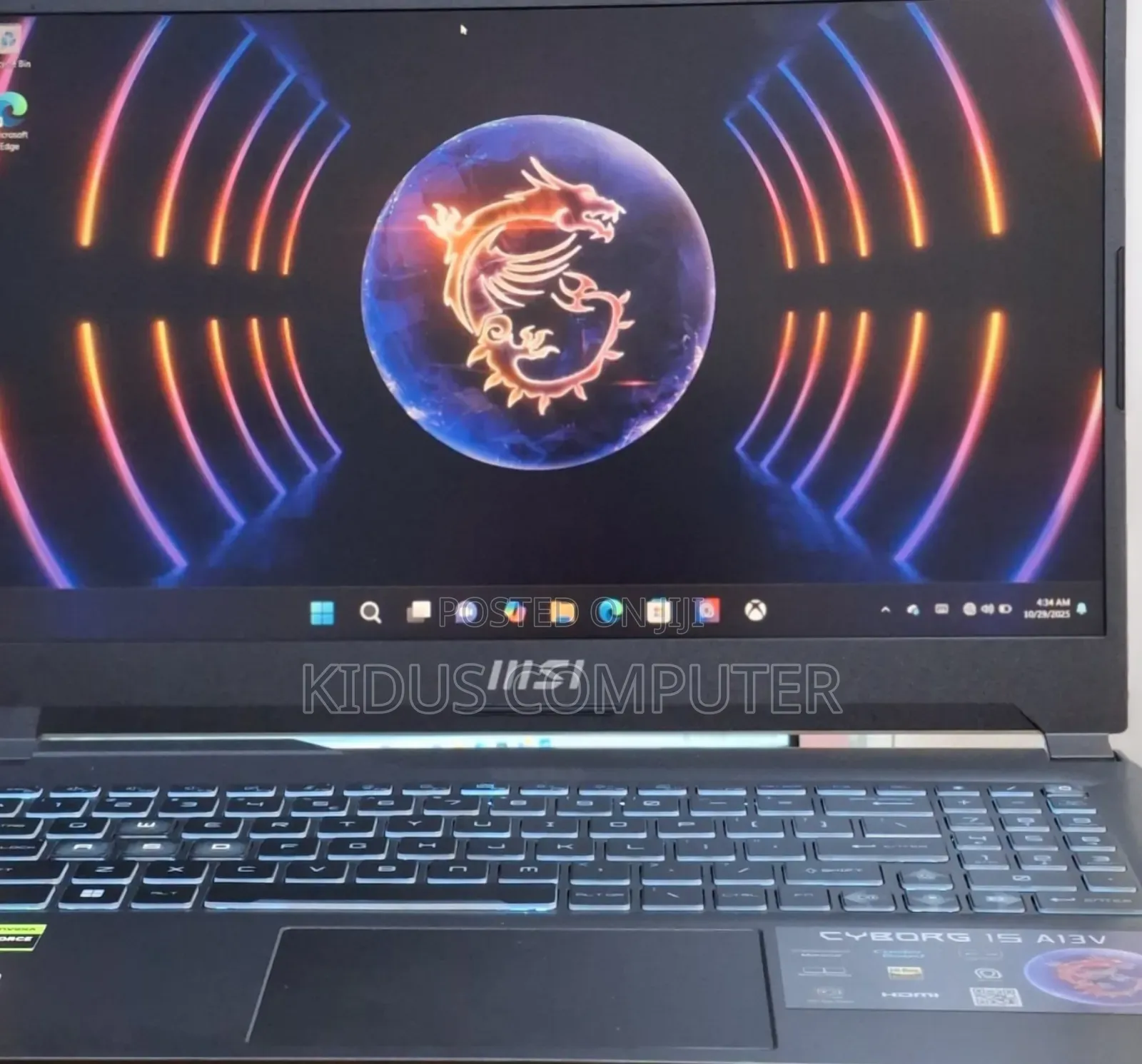 New Laptop MSI Pulse GL66 16GB Intel Core I7 SSD 512GB