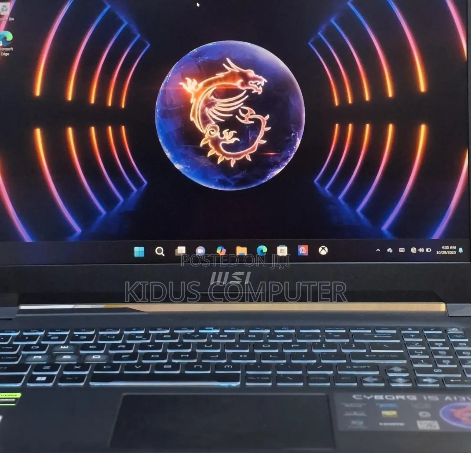 New Laptop MSI Pulse GL66 16GB Intel Core I7 SSD 512GB