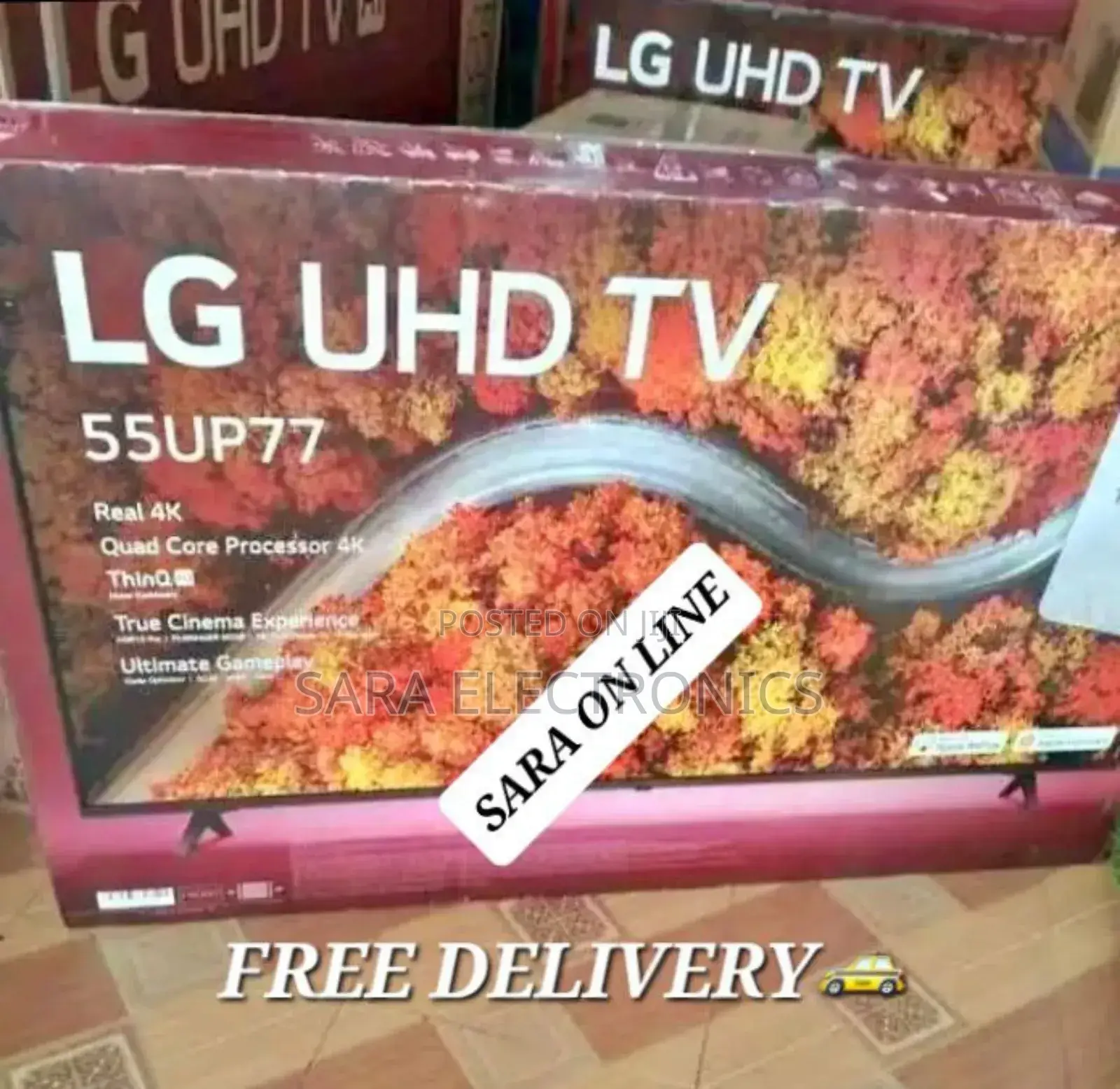□□Lg 55" Uhd Tv **10year Warranty Free Delivery