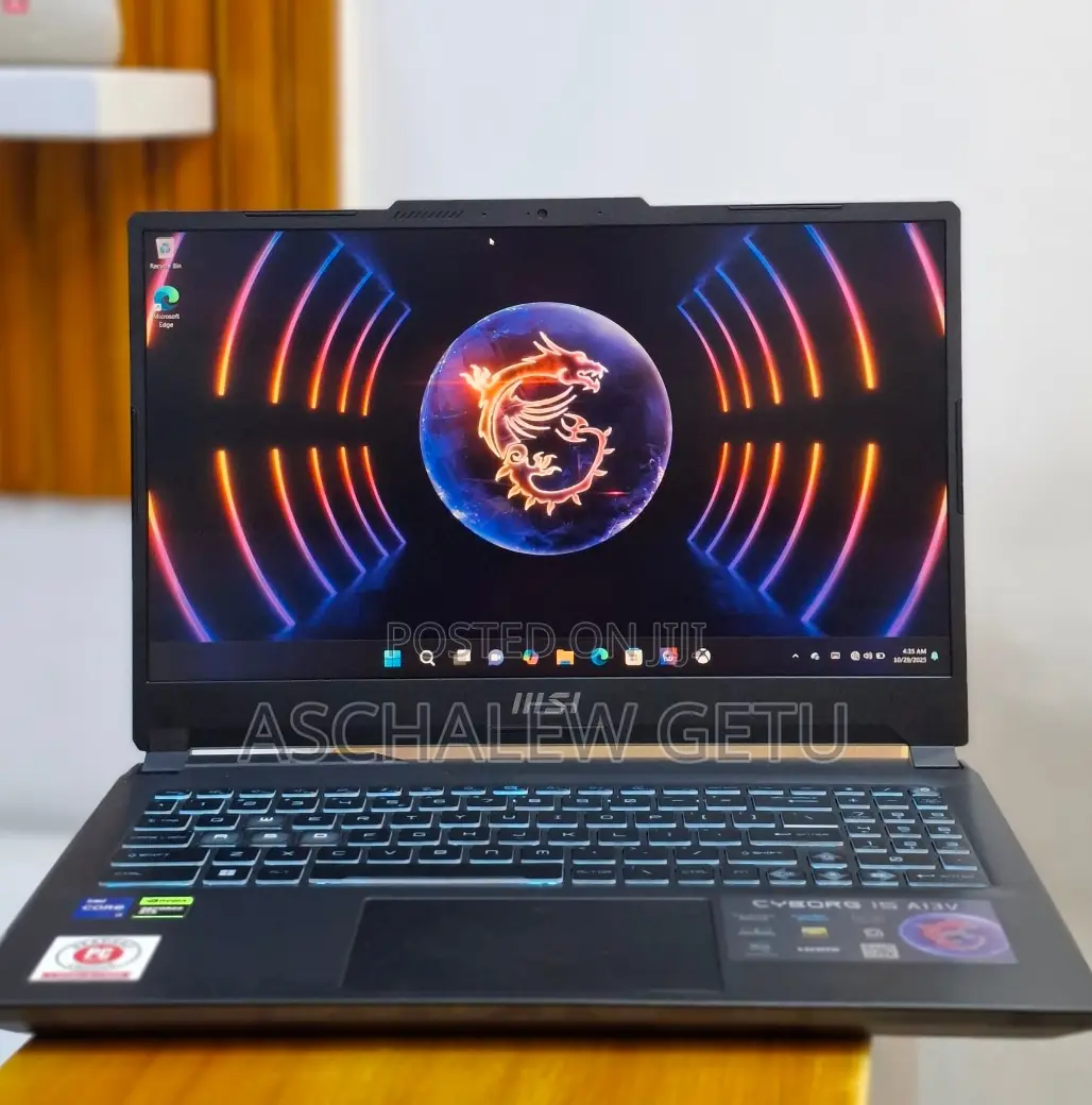 New Laptop MSI GF63 16GB Intel Core I7 SSD 512GB