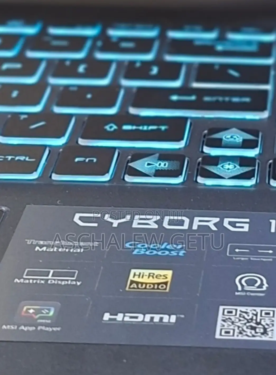 New Laptop MSI GF63 16GB Intel Core I7 SSD 512GB