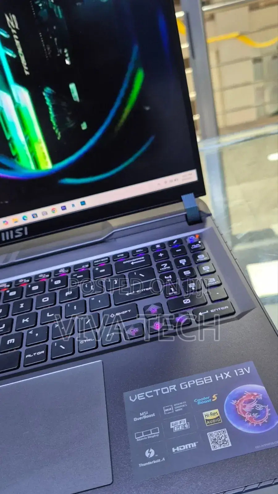 New Laptop MSI Vector GP68 HX 13V 16GB Intel Core I9 SSD 1T
