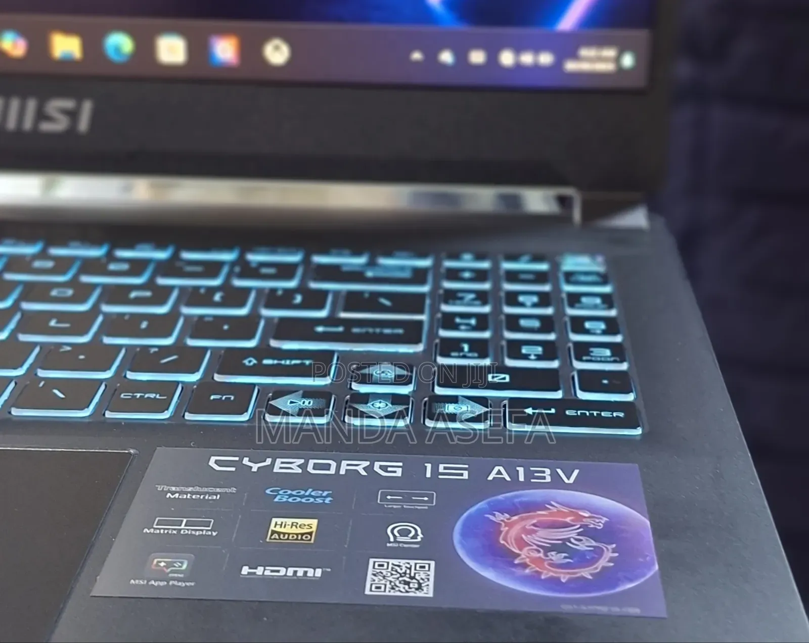 New Laptop MSI 16GB Intel Core i7 SSD 512GB