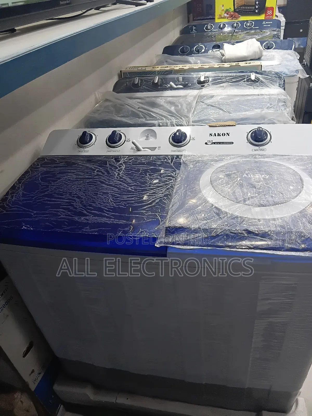 Sakon 15.Kg Washing Machin Manual System