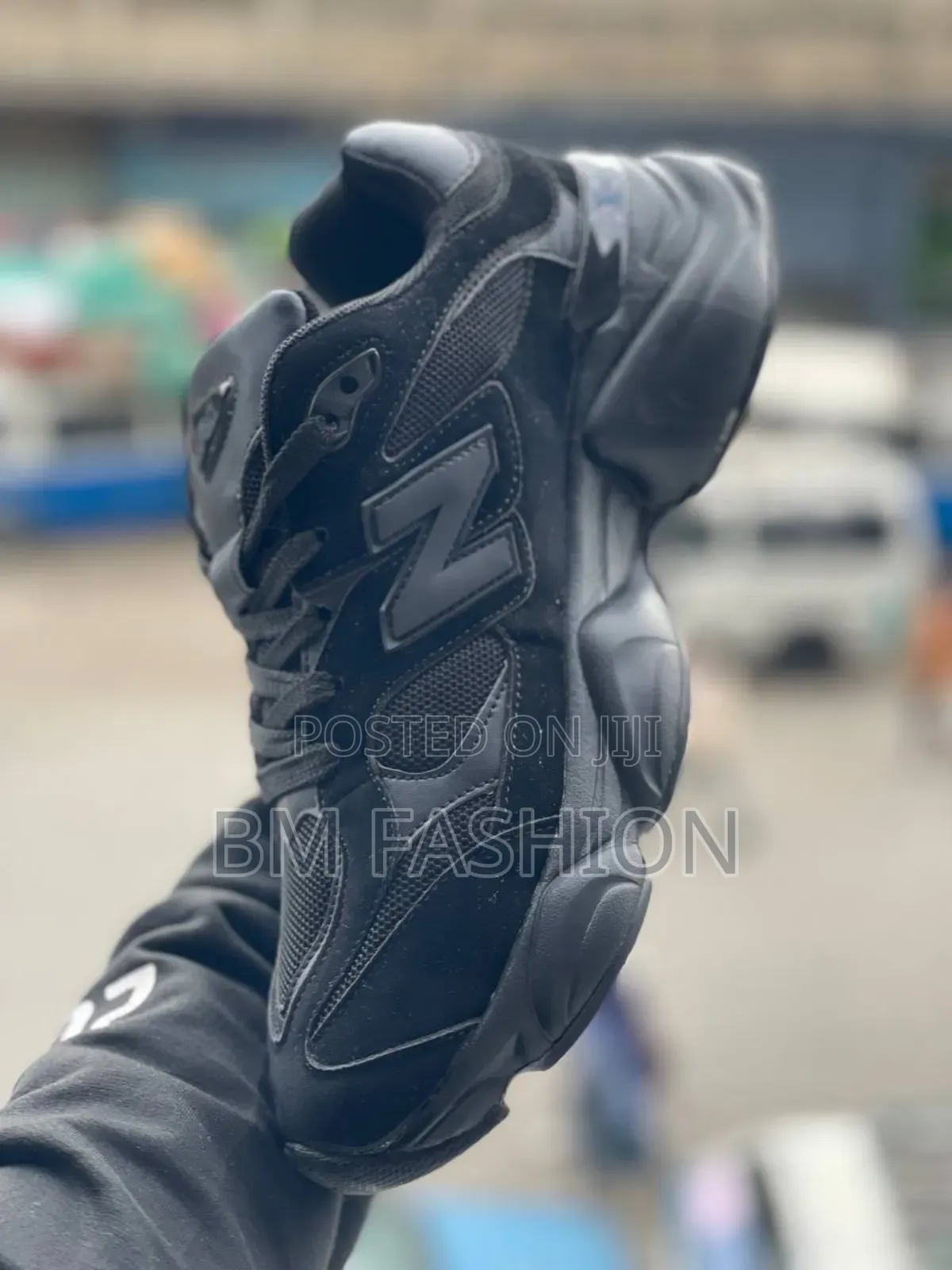 New Balance 9060 "Triple Black" Sneaker