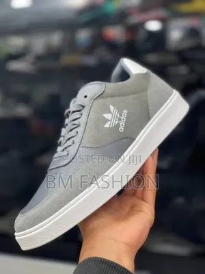 Photo - Gray Adidas Casual Sneaker-New
