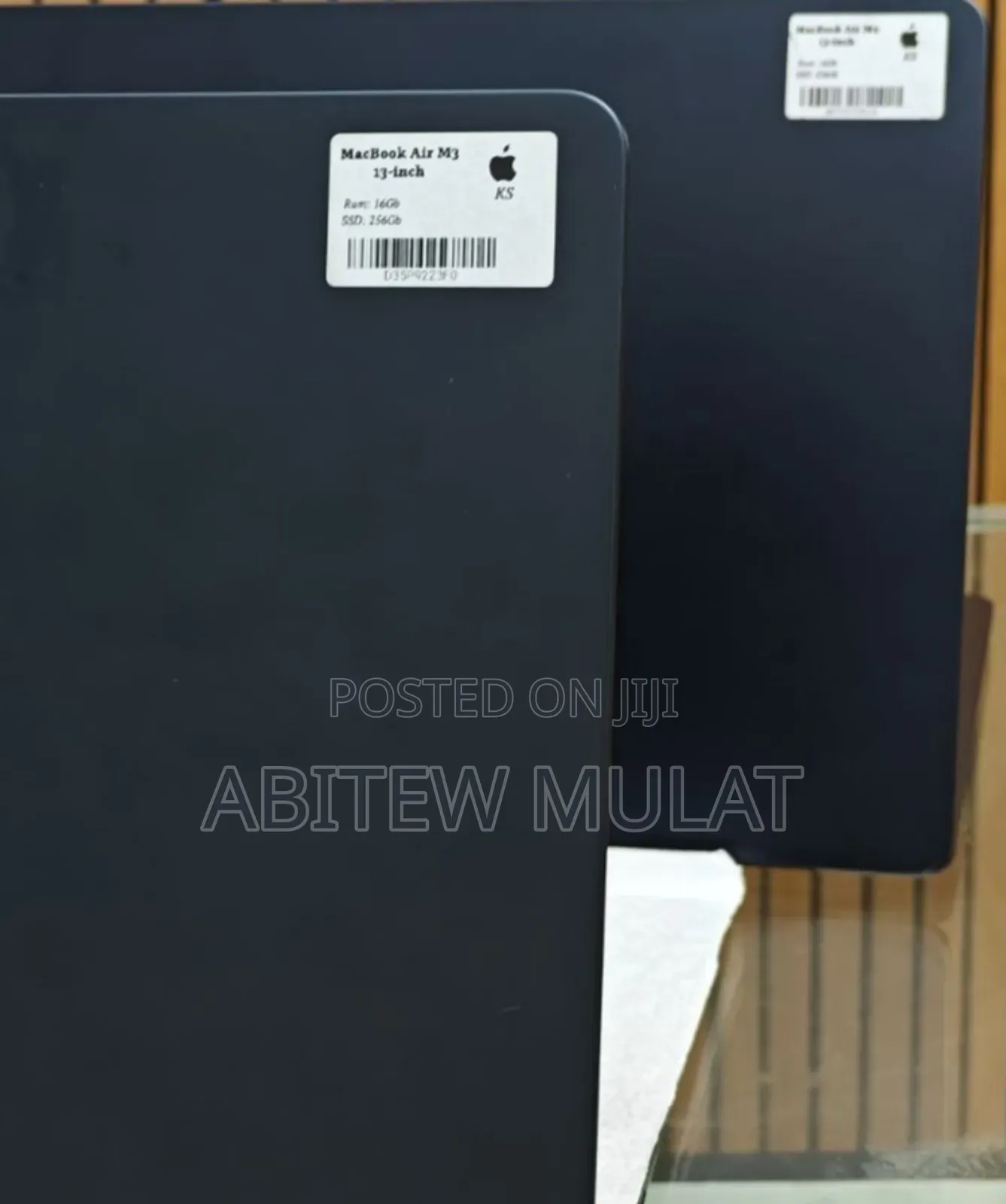 New Laptop Apple MacBook Air 2024 M3 13-Inch 16GB Apple M3 SSD 256GB