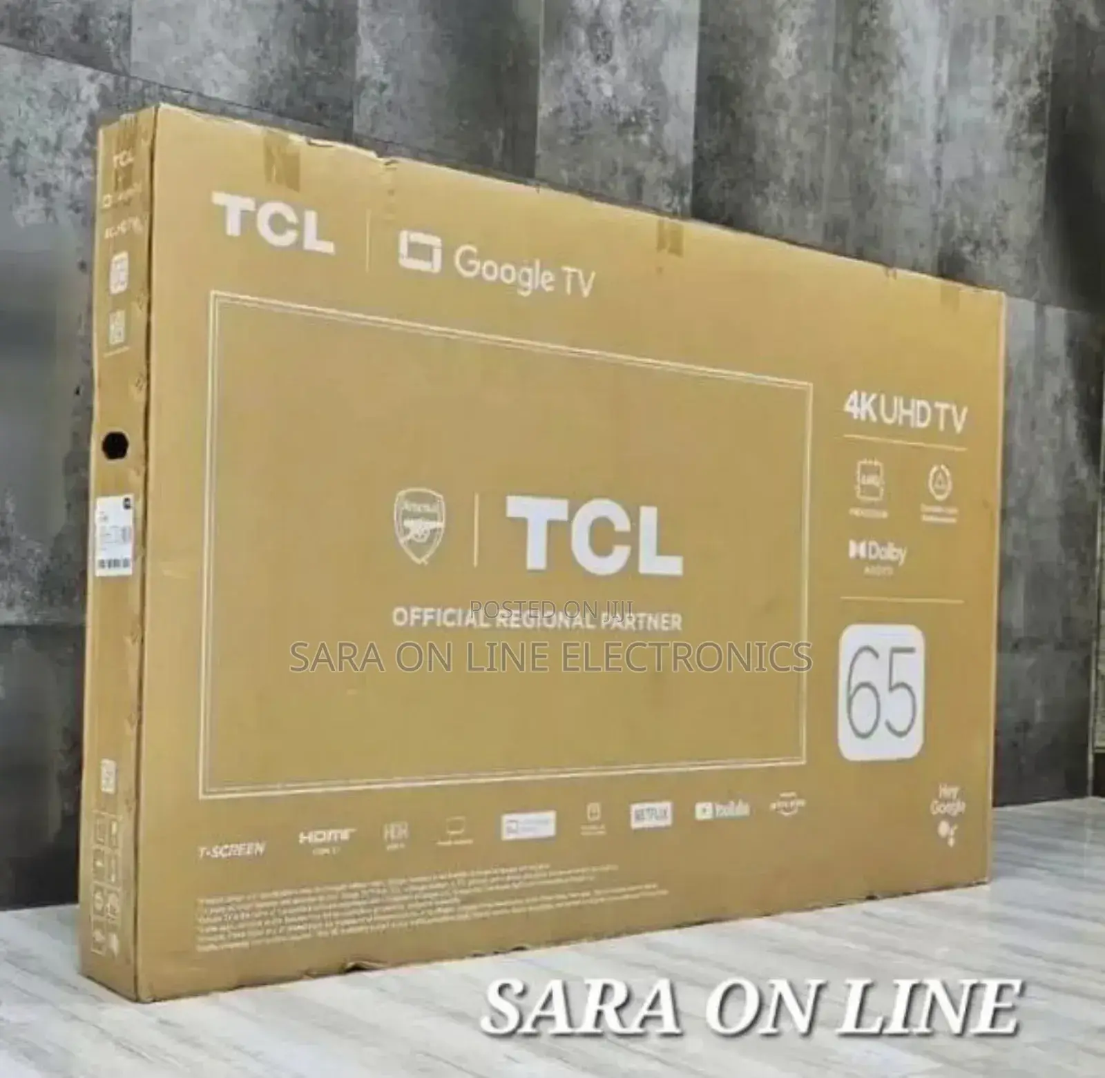 ♤♤Tcl 65" Google Tv New 2025 10year Warranty Free Delivery