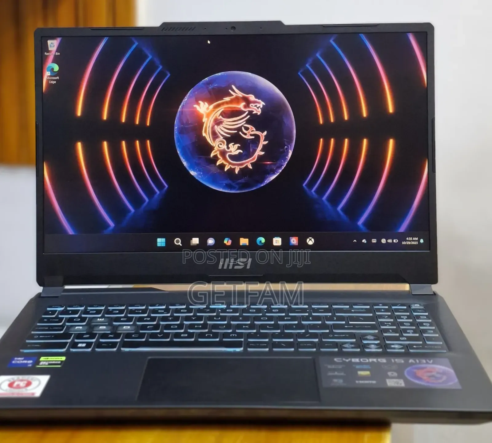 New Laptop MSI Pulse GL66 16GB Intel Core I7 SSD 512GB