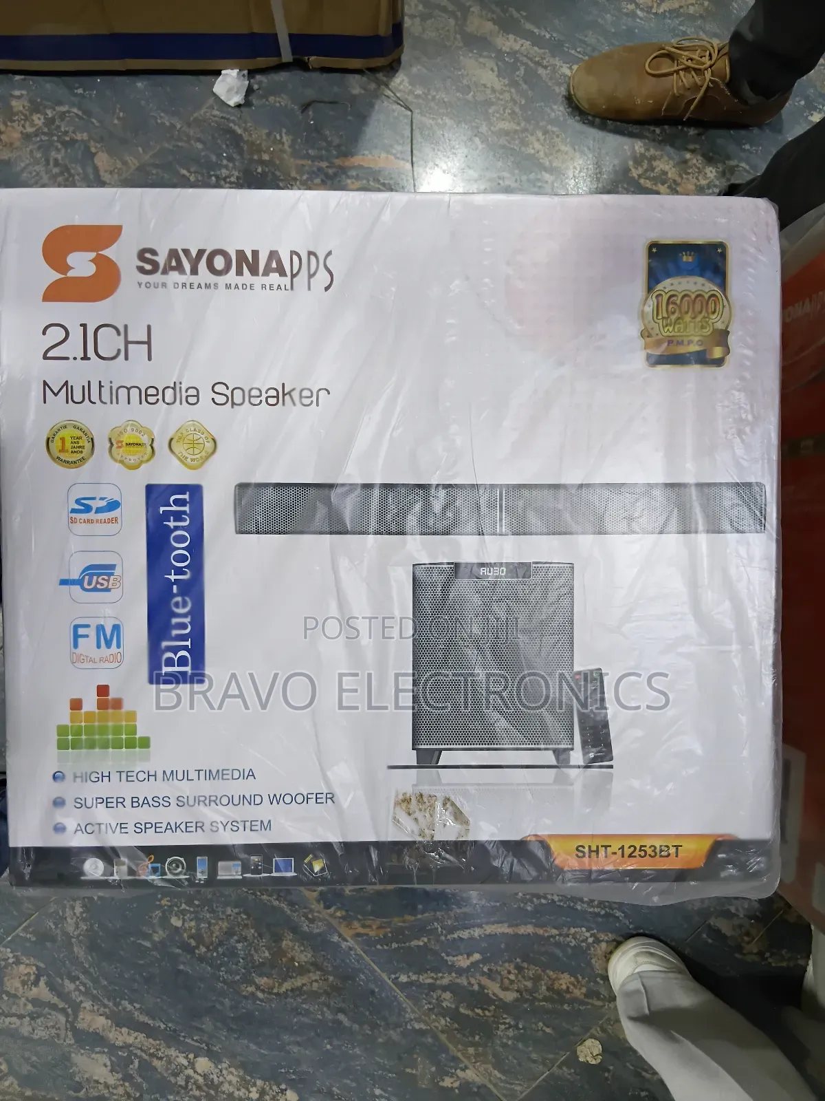  Sayona Home Theater Speaker — New Model, Powerful Sound! 