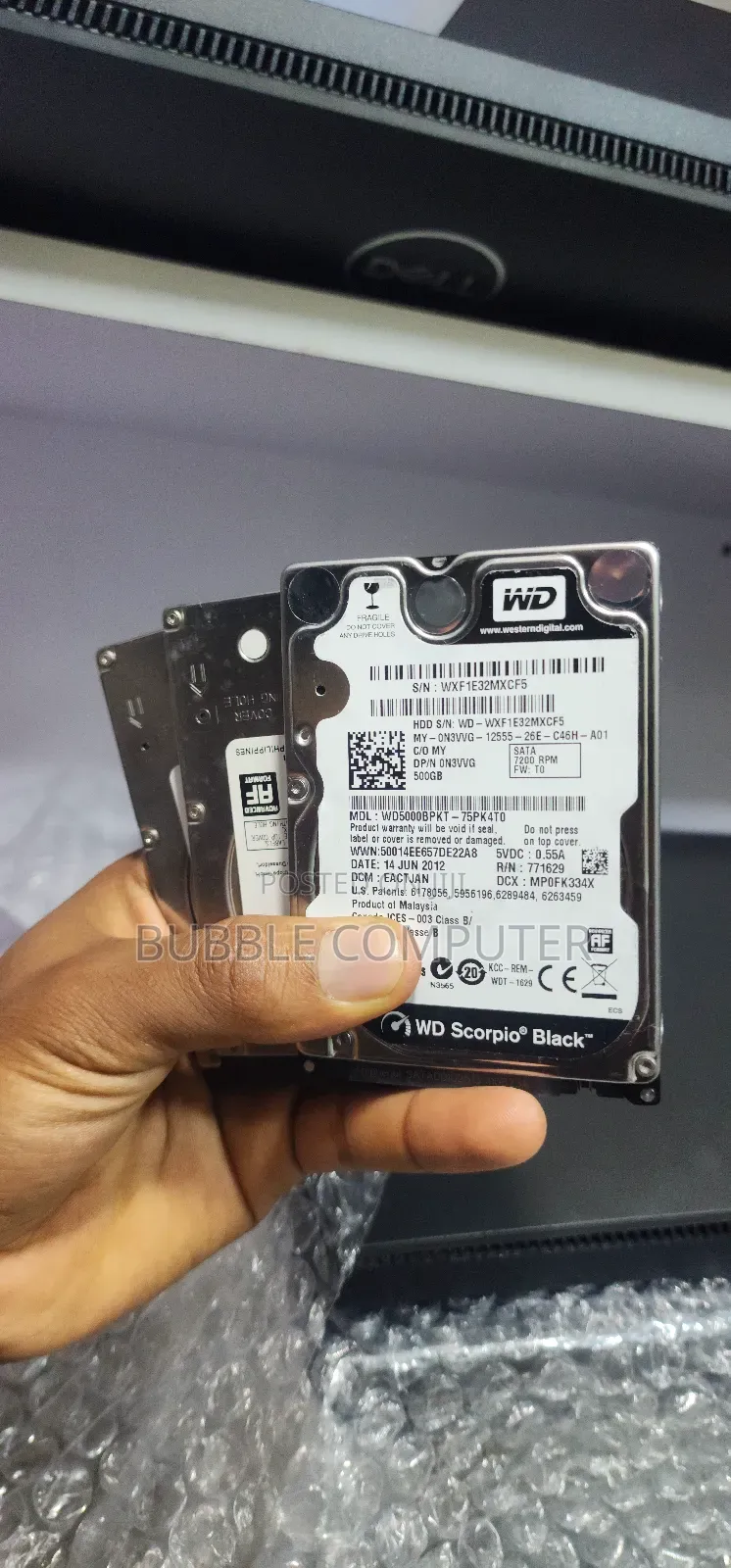 500 Gb Orginal Hard Disk Laptop
