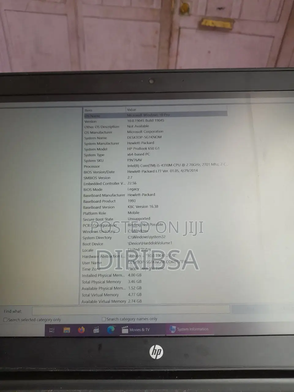 Laptop HP Stream Notebook 8GB Intel Core I5 HDD+SSD 1T