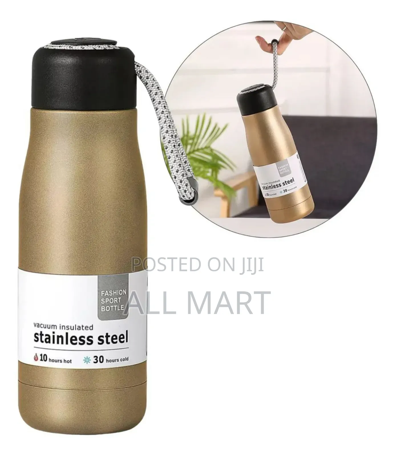 Stainless Steel Vacuum-Insulated Water Bottle